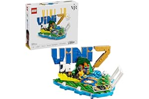 LEGO Editions Vini Jr. – Soccer Highlights - Building Set for Boys & Girls, Ages 10+ - Collectible Soccer Gift W/Plaque - Kid