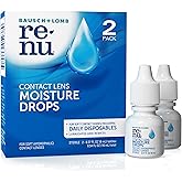 ReNu MultiPlus Lubricating & Rewetting Drops, 0.27 Fl Oz (Pack of 2) (Packaging May Vary)