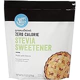 Amazon Brand - Happy Belly Granulated Zero Calorie Stevia Sweetener, 9.7 Ounce