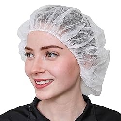 SAFEKO Unisex Polypropylene Bouffant Caps, 100