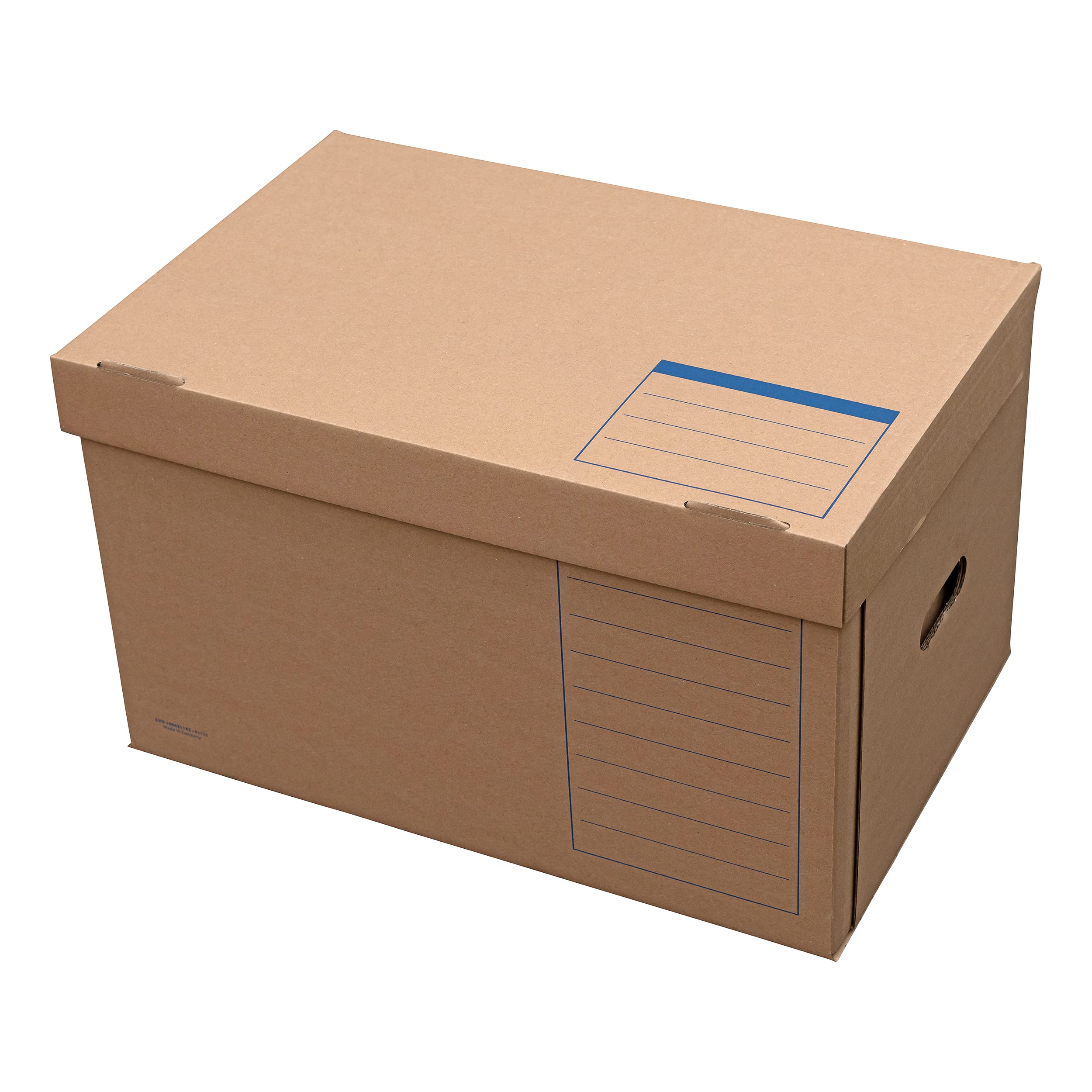 Elba 83538 System Container Tric System with Flap Lid 10 Items Natural Brown