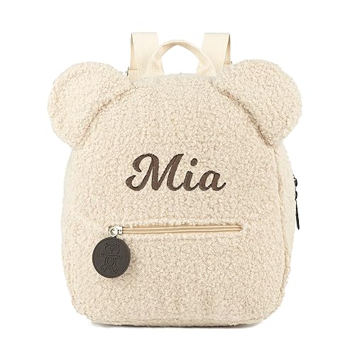 MT WORLD Plush Teddy Bear Backpack Personalized Toddler Backpack