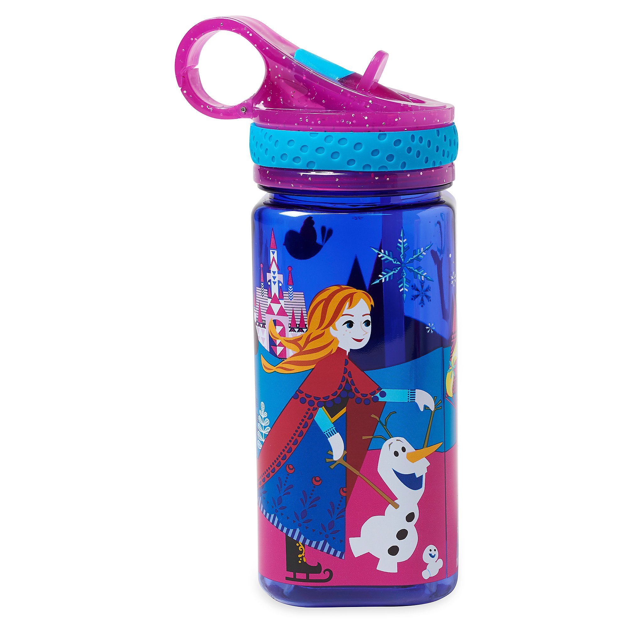 Elsa & Anna, 16 oz, BPAFree, 2pc Set LeakProof Water Bottle Designs