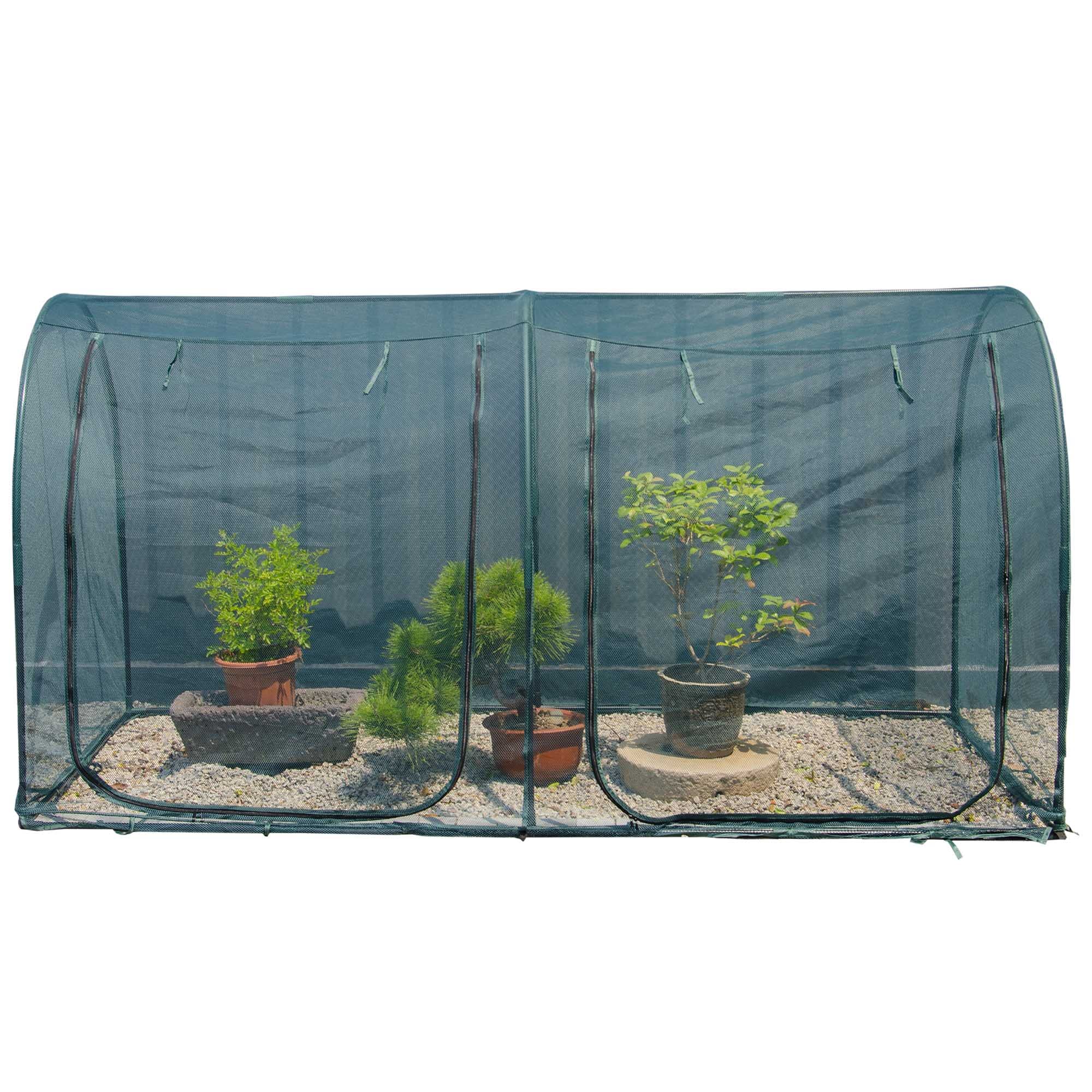 Photo 1 of Large Tunnel 8.2'x4' Plant Netting Cover 4FT Tall Crop Cage Netting Pest Guard Cover for Vegetables Fruits Durable Gardening Net for Plant and Animal