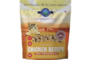 Shepherd Boy Farms Freeze-Dried Chicken Cat Food – High-Protein, Grain-Free, Made with Organic Fruits & Veggies & Goat’s Milk (12oz)
