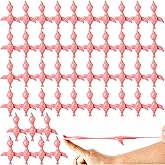 Hoarost 48 Pcs Flamingo Finger Slingshot Toys Funny Stretchy Flying Finger Shooter Game for Flamingo Party Favors Goodie Bags Stuffing Bird Themed Decoration