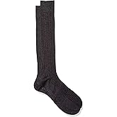 Pantherella Danvers Over the Calf Mens Socks, Dark Grey - Large (6614-DG-L)
