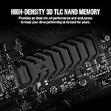 Corsair MP600 PRO XT 2TB M.2 NVMe Gen4 SSD TLC NAND Aluminum Heatspreader view 4
