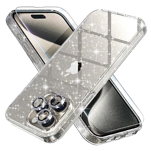 Choiche Compatible for iPhone 15 Pro Max Case, Women Cute Clear