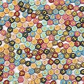 Luyoaozy 1000pcs 4x7mm Round Letter Beads Colorful Acrylic with Gold Letter Alphabet for Jewelry Making Friendship Bracelets (Gold)
