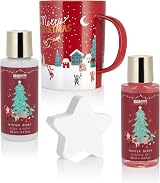 BRUBAKER Cosmetics Bath Set Winter Berry 4pc Gift Mug Women Men view 3