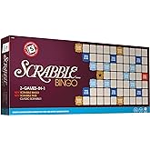 JOY FOR ALL Games - Scrabble Bingo 3-in-1 Word Games - Classic, Bingo, &amp; Pass - New Easy to Grasp Tiles &amp; Racks - Fun Family Board Game for Seniors, Kids, Teens, and Adults