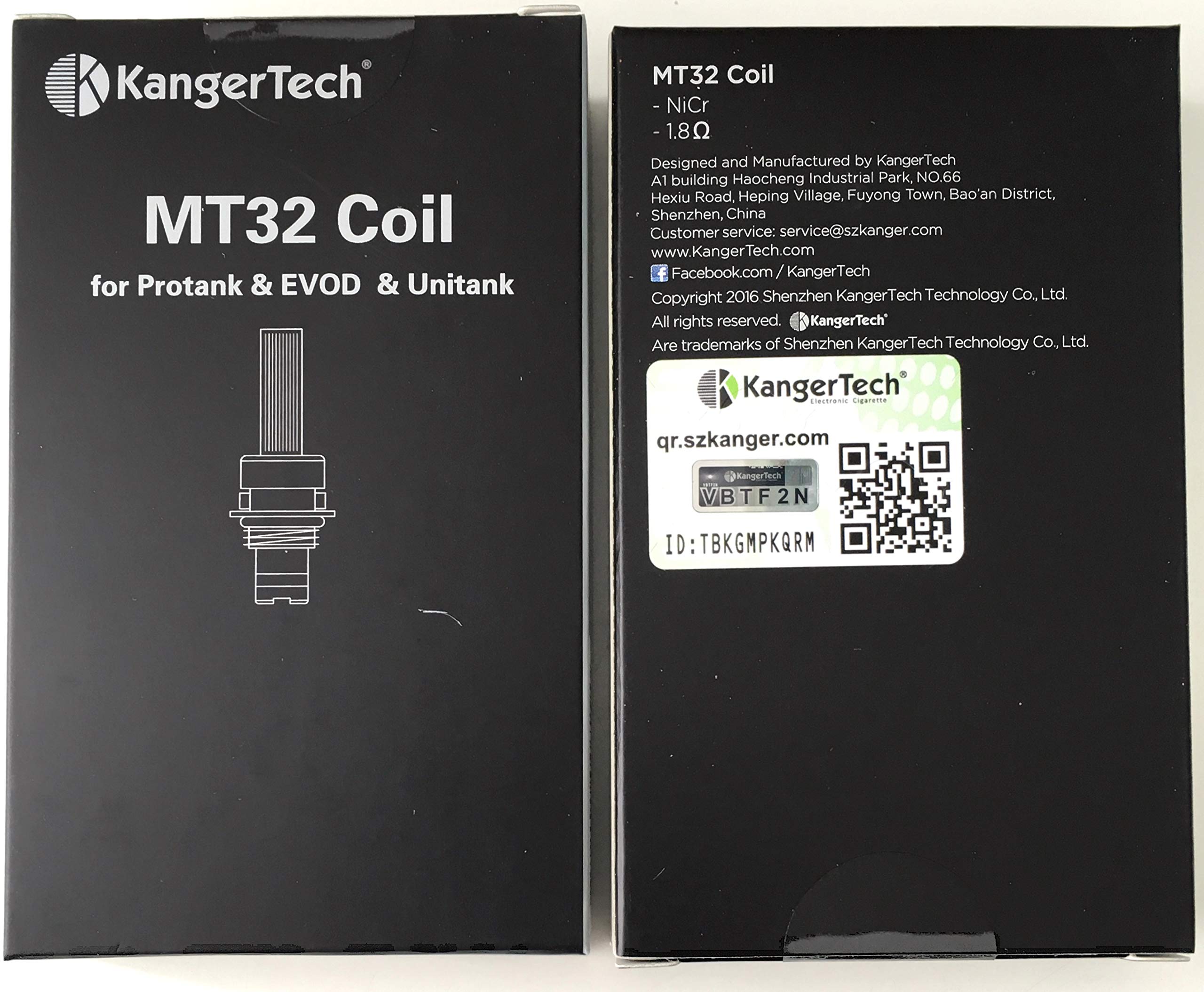 KangerTech MT 32 Coil for Protank, EVOD and Unitank Pack of 5