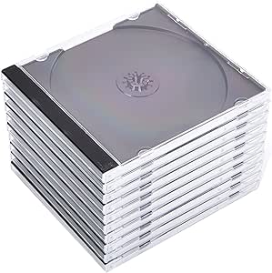 Hama 44746 - Carcasa Para Cd 10 Unidades, Transparente