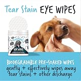 BUGALUGS Dog Eye Wipes 100 Biodegradable Pre-soaked Aloe Vera Skin Safe view 7