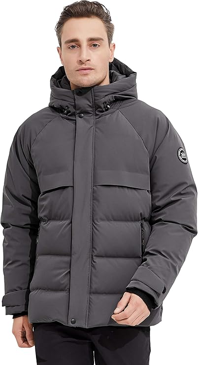 bubble coat with hood