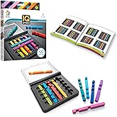SmartGames IQ Stixx Stacking Travel Game with 120 Challenges for Ages 7 - Adult