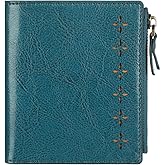 Lavemi Ultra Thin Small Compact Leather Womens Girls Wallets RFID Blocking Credit Card Holder for Women