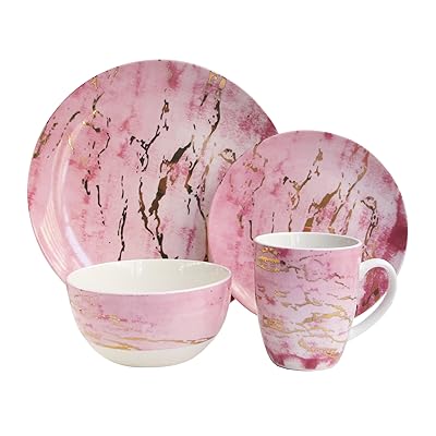 American Atelier 7090-16-RB Marble 16 Piece Round Jamaica Ubuy