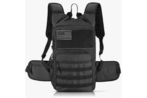 FRTKK Tactical Hydration Pack Lightweight Insulation Water Backpack Molle Hydration Backpack for Hiking, Running, Cycling, Climbing, Hunting, Fishing