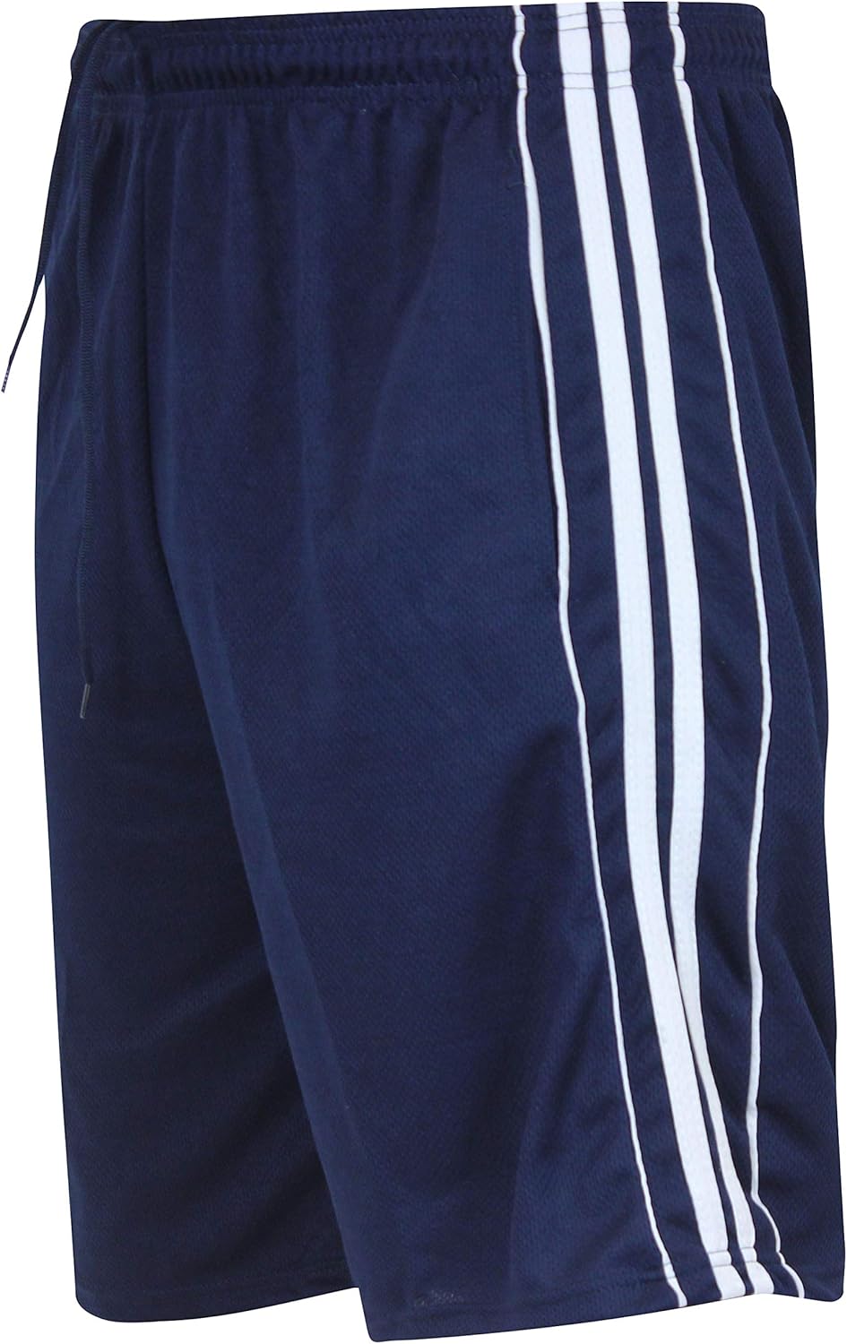 Real Essentials Boys' 5-Pack Mesh Active Athletic Performance Basketball Shorts with Pockets: Clothing