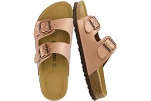 Cushionaire Women's Lane Cork Footbed Sandal With +Comfort,