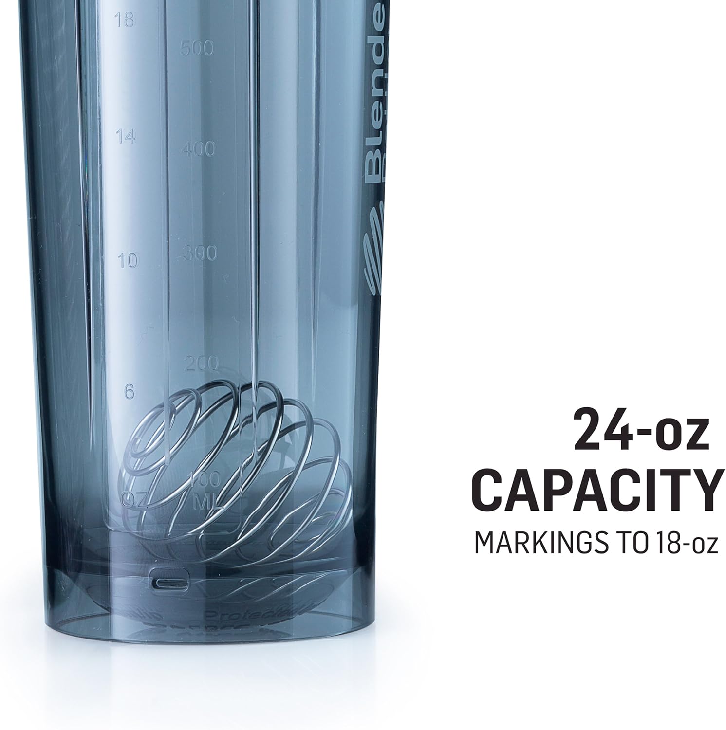 BlenderBottle Pro Series Shaker Bottle, 24-Ounce, Black: Kitchen & Dining