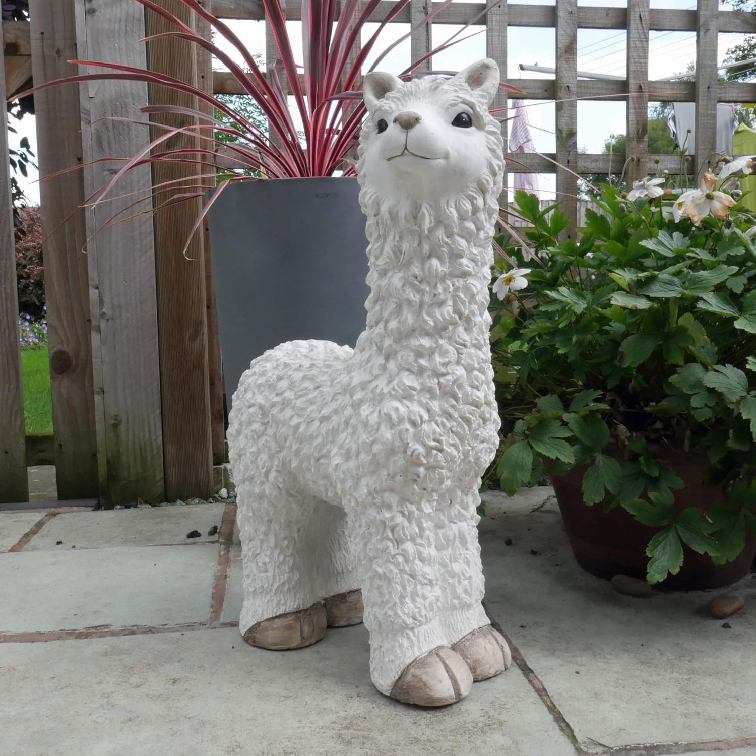 Best Value Here Alpaca Patio Lawn Animal Ornament Cockerel/Dog/Pig