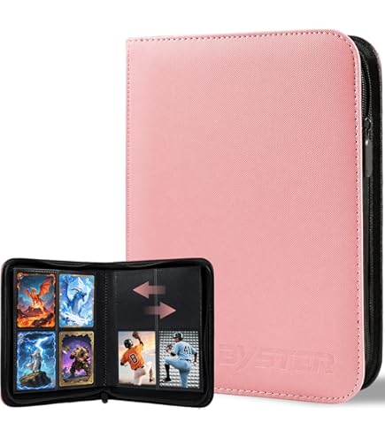 pink 4 pocket card binder 4-Pocket Exo-Tec Zip Binder Neon Pink Vault X US