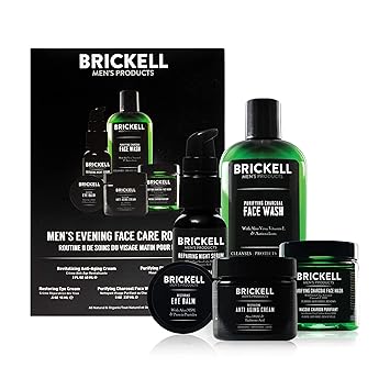 Amazon Com Brickell Men S Evening Face Care Routine Ii Purifying