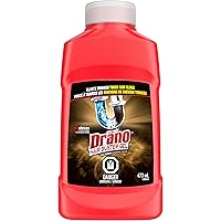Drano Hair Buster Gel Remover, Drain Clog Remover and Cleaner for Shower or Sink Drains, 473ml, Packaging may vary