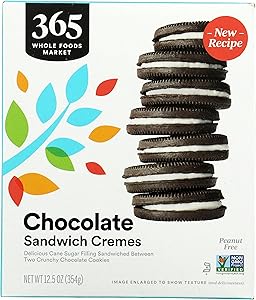 365 by Whole Foods Market Chocolate Sandwich Creme Cookie, 12.5 OZ