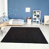 THE RUGS Living Room Rug Shaggy 120x170 cm Black 30 mm Thick view 2