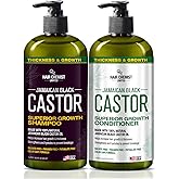 Hair Chemist Superior Growth Jamaican Black Castor Shampoo 33.8oz & Conditioner 33.8oz - 2-PC Shampoo & Conditioner for Hair Growth