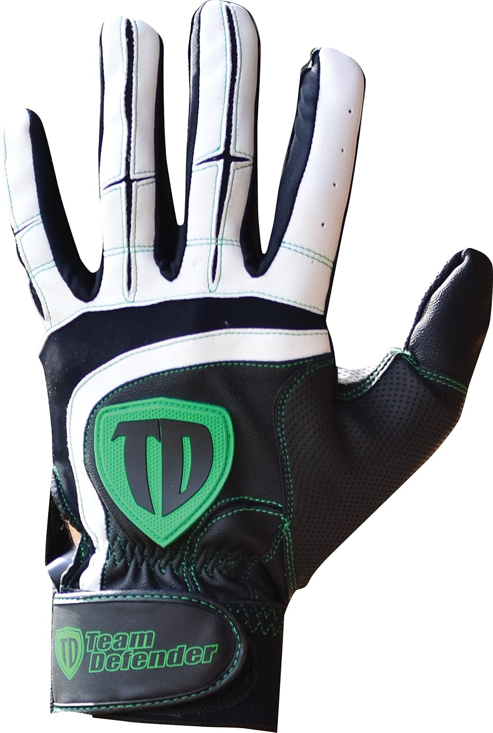 Team Defender Pro Series Protective Catcher's Glove Small White/Black Left Hand