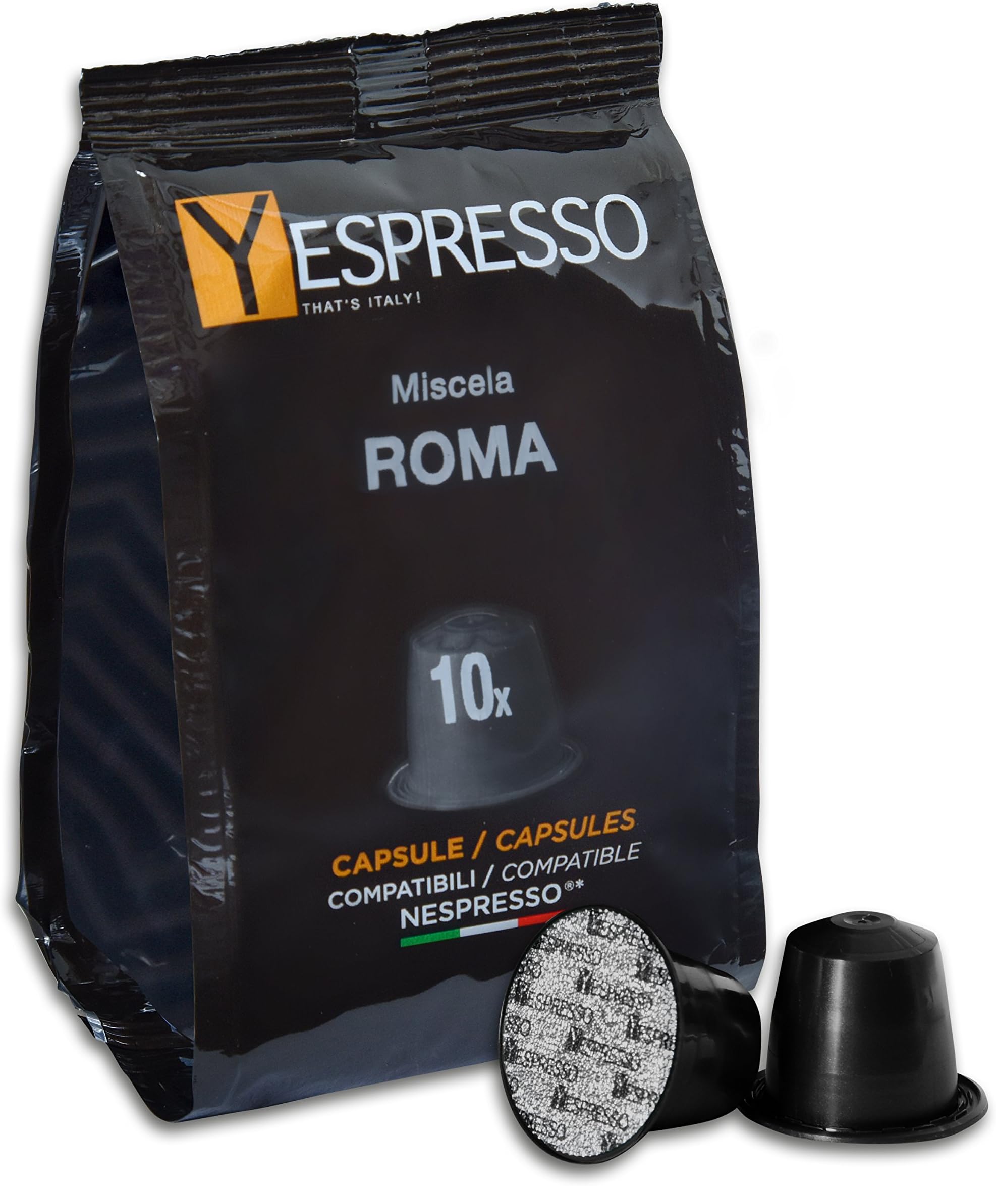 50 Compatible Capsules NESPRESSO – Roma