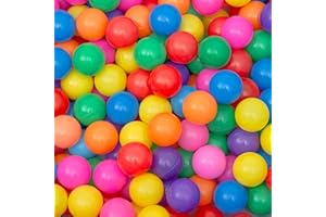 LOVGRILS Kids Ball Pit Balls 1000 Count for Toddler, 1000 Plastic Balls for Ball Pit BPA Free Crush Proof Phthalate Free Pit Balls 1000 for Baby Ball Pit, Pet Play and Children Birthday Party Decoration