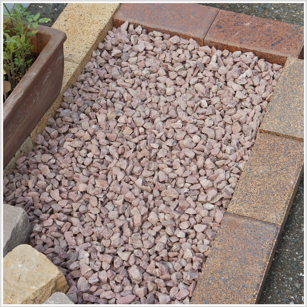 赤色 0kg レッドロック 砂利 0kg 砕石 約1 5cm B00bxvrja4 大理石 ガーデン 超ポイント祭 期間限定 Rumble Media