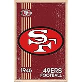 Trends International NFL San Francisco 49ers - Retro Logo 14 Wall Poster, 22.375" x 34", Premium Unframed Version