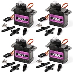 Miuzei MG90S 9G Micro Servo Motor Metal Geared