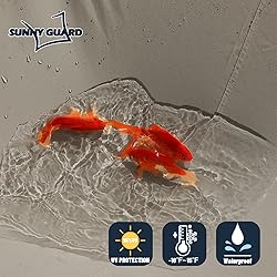 SUNNY GUARD Waterproof Sun Shade Sail 10' x