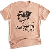 EVERTREE CLOTHING Jack Russell Mom, Unisex Women's Shirt, Jack Russell Terrier, Jack Russell Owner, Funny Dog Mom Gift