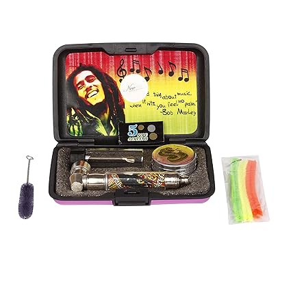 Newzenx Metal Smoking Pipe for Weed & Tobacco Fully Kit Set