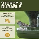 Swissinno Bird Feeders Hanging Station Davos No Mess Dual Chamber view 5