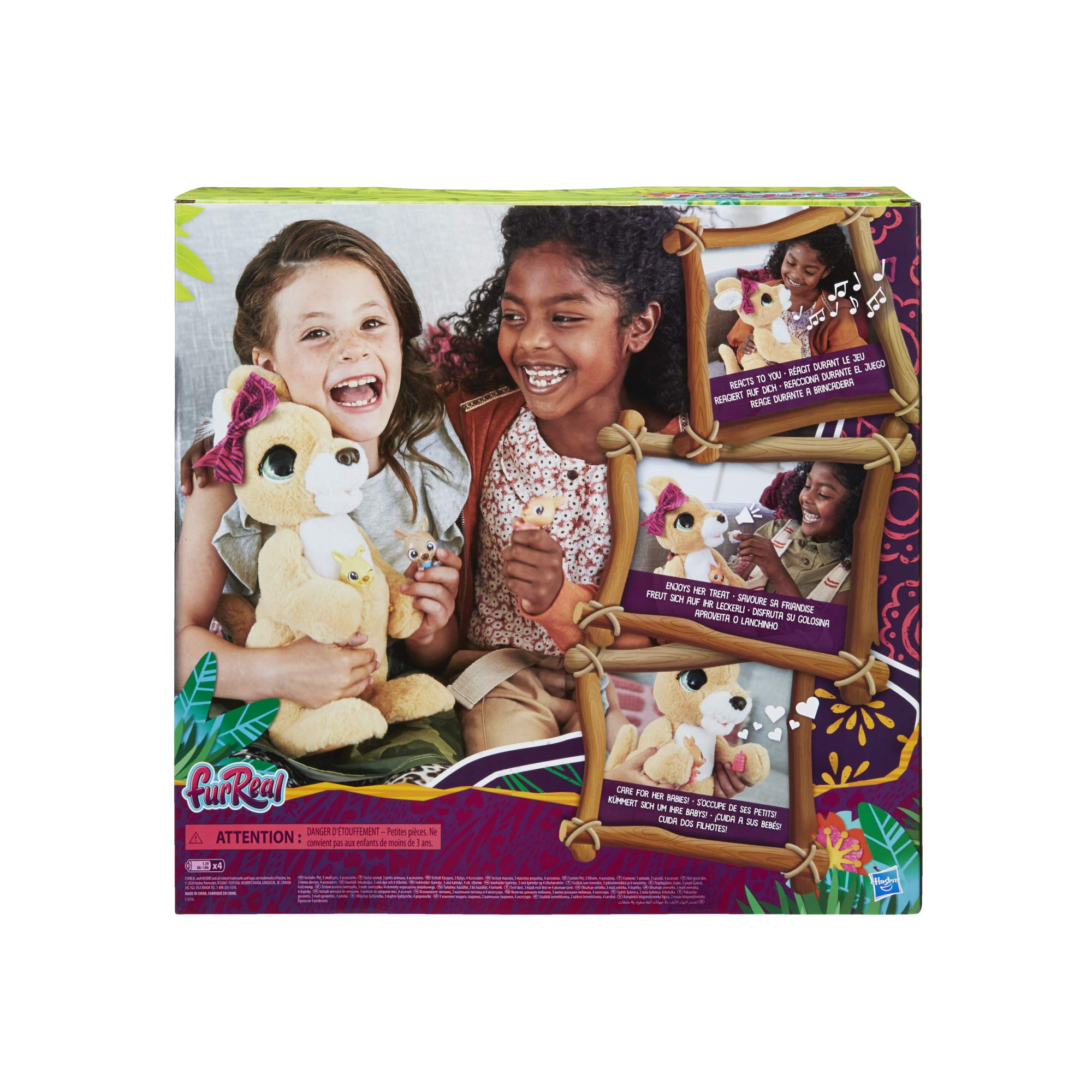 Furreal Friends Mama Josie The Kangaroo Interactive Pet Juguete, más de 70 sonidos y reacciones, edad de 4 años y arriba Furreal Friends Mama Josie The Kangaroo Interactive Pet Juguete, más de 70 sonidos y reacciones, edad de 4 años y arriba