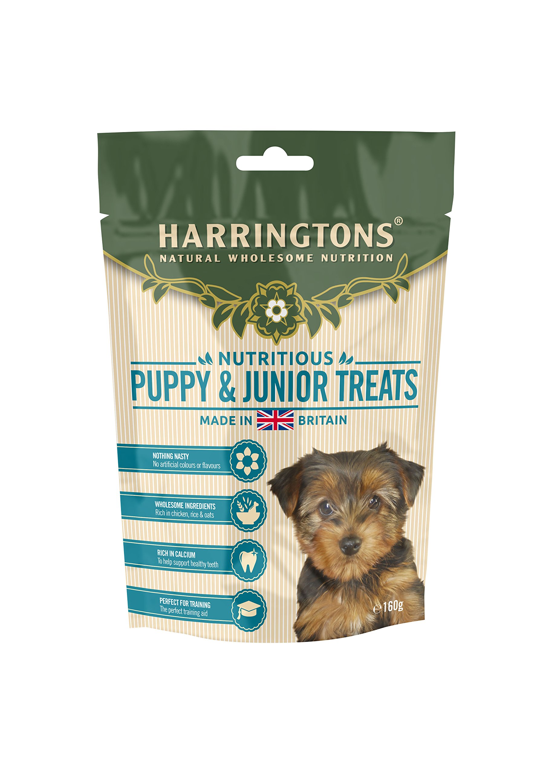 Harrington's Puppy Dry Mix Treats, 160 g, Pack of 9