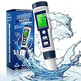 6 in 1 TDS Meter & PH Tester, 0.01 High Accuracy