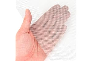 IBAOFUING 4 Pieces 20 Mesh 8.2”X11.8” (21cmX30cm) Wire Mesh, Sturdy Metal Mesh Sheets for DIY Projects 304 Stainless Steel No Rust Mesh Screen