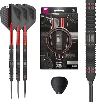 Target Darts Scope Steel Tip 90% Tungsten Set with Swiss Points