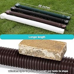 plusgutter Brown 2-Pack Rain Gutter Downspout